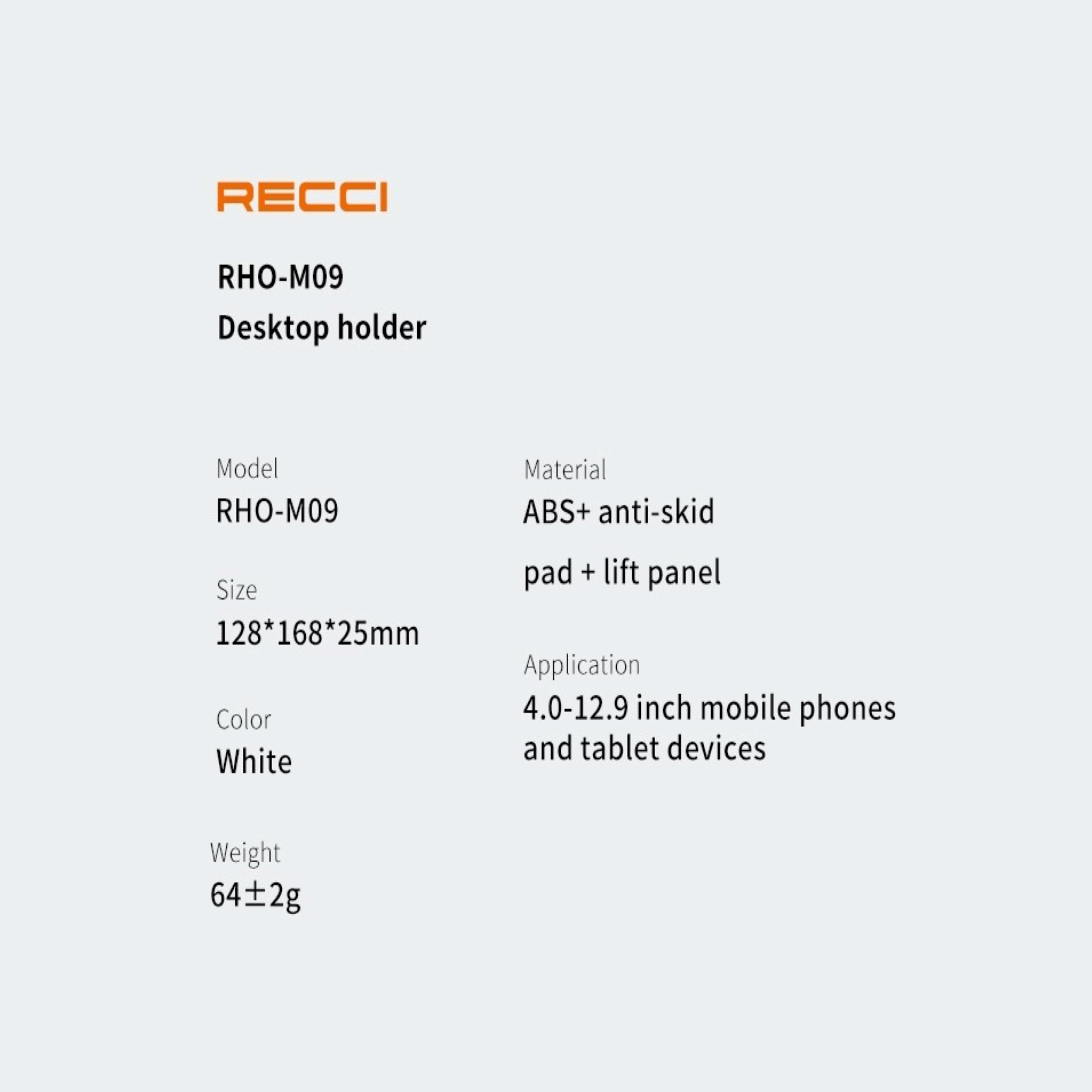 پایه نگهدارنده گوشی موبایل رسی مدل RHO-M09