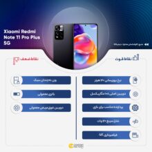 گوشی موبایل شیائومی مدل Redmi Note 11 Pro Plus 5G دو سیم‌ کارت ظرفیت 128 گیگابایت و رم 6 گیگابایت