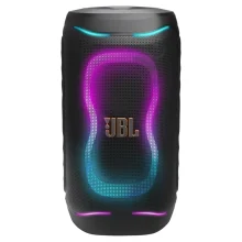 اسپیکر بلوتوثی قابل حمل جی بی ال مدل PartyBox 130، با توان خروجی 200 وات، 2 ووفر 5.25 اینچی و 2 توییتر 1 اینچی، Bluetooth 6، TWS و AuraCast، دارای 2 ورودی میکروفون، ورودی گیتار، نورپردازی RGB و ورودی AUX